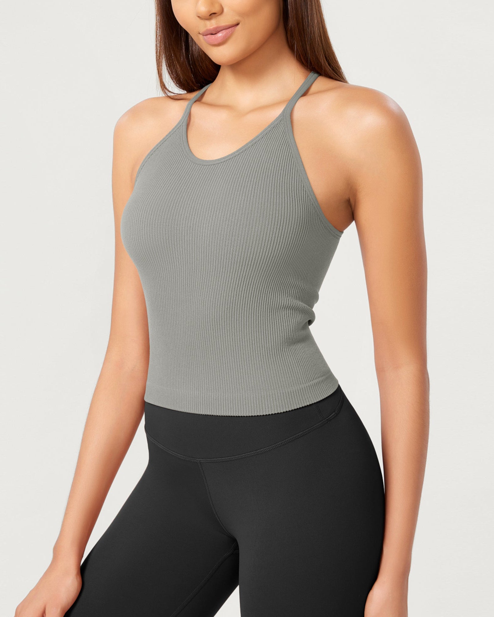 3-Pack Seamless Rib-Knit Camisole - ododos