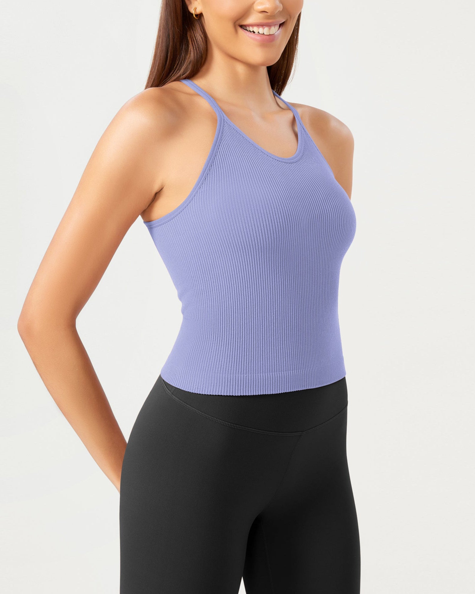 3-Pack Seamless Rib-Knit Camisole - ododos