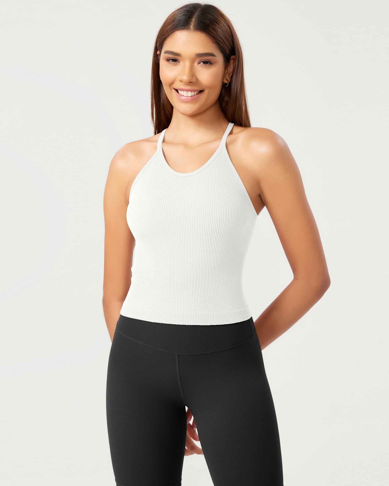 3-Pack Seamless Rib-Knit Camisole - ododos