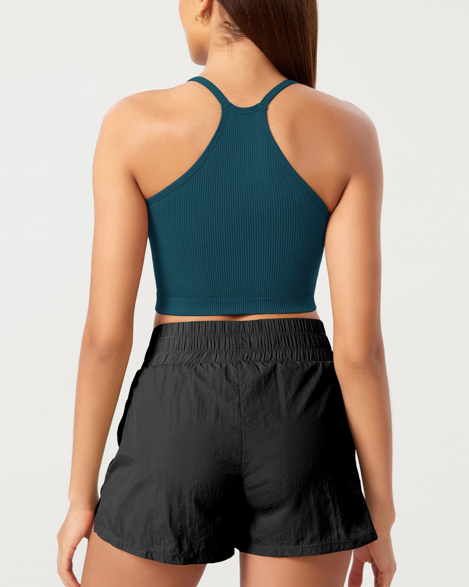 3-Pack Seamless Ribbed Crop Camisole - ododos