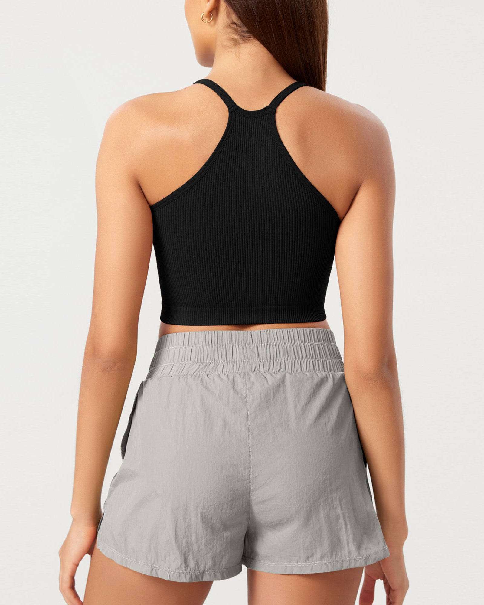 3-Pack Seamless Ribbed Crop Camisole - ododos