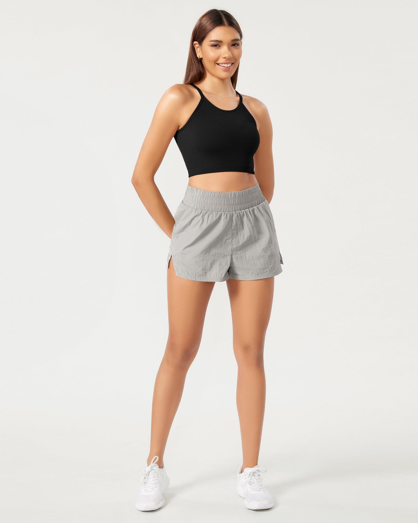 3-Pack Seamless Ribbed Crop Camisole - ododos