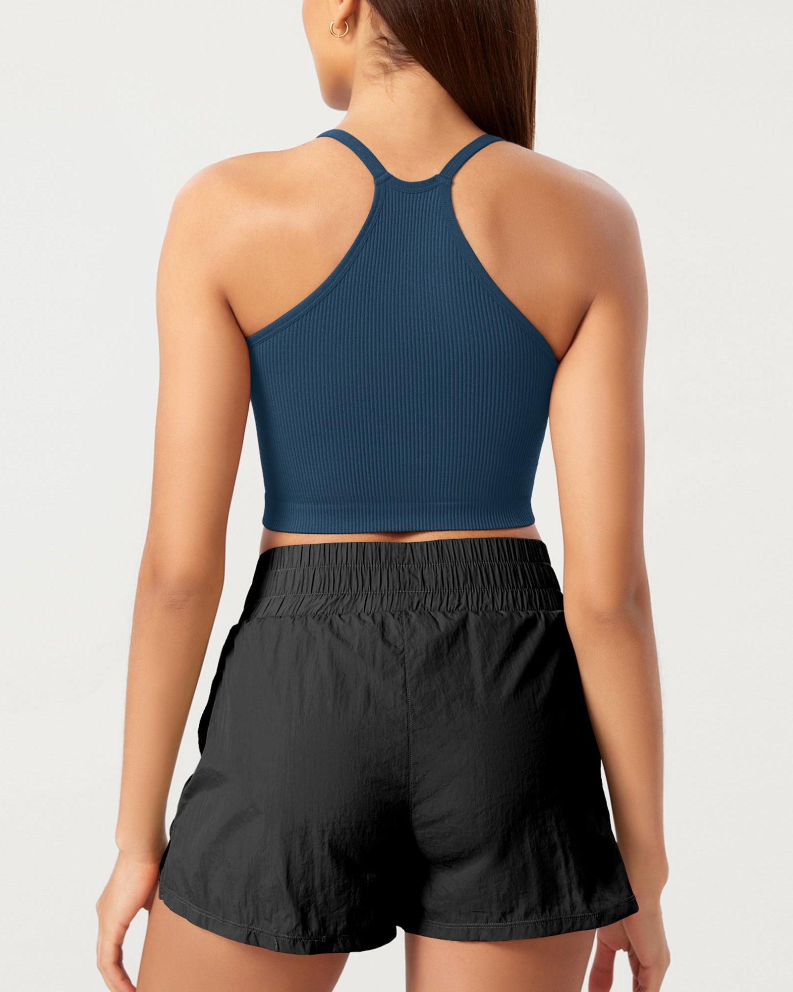 3-Pack Seamless Ribbed Crop Camisole - ododos