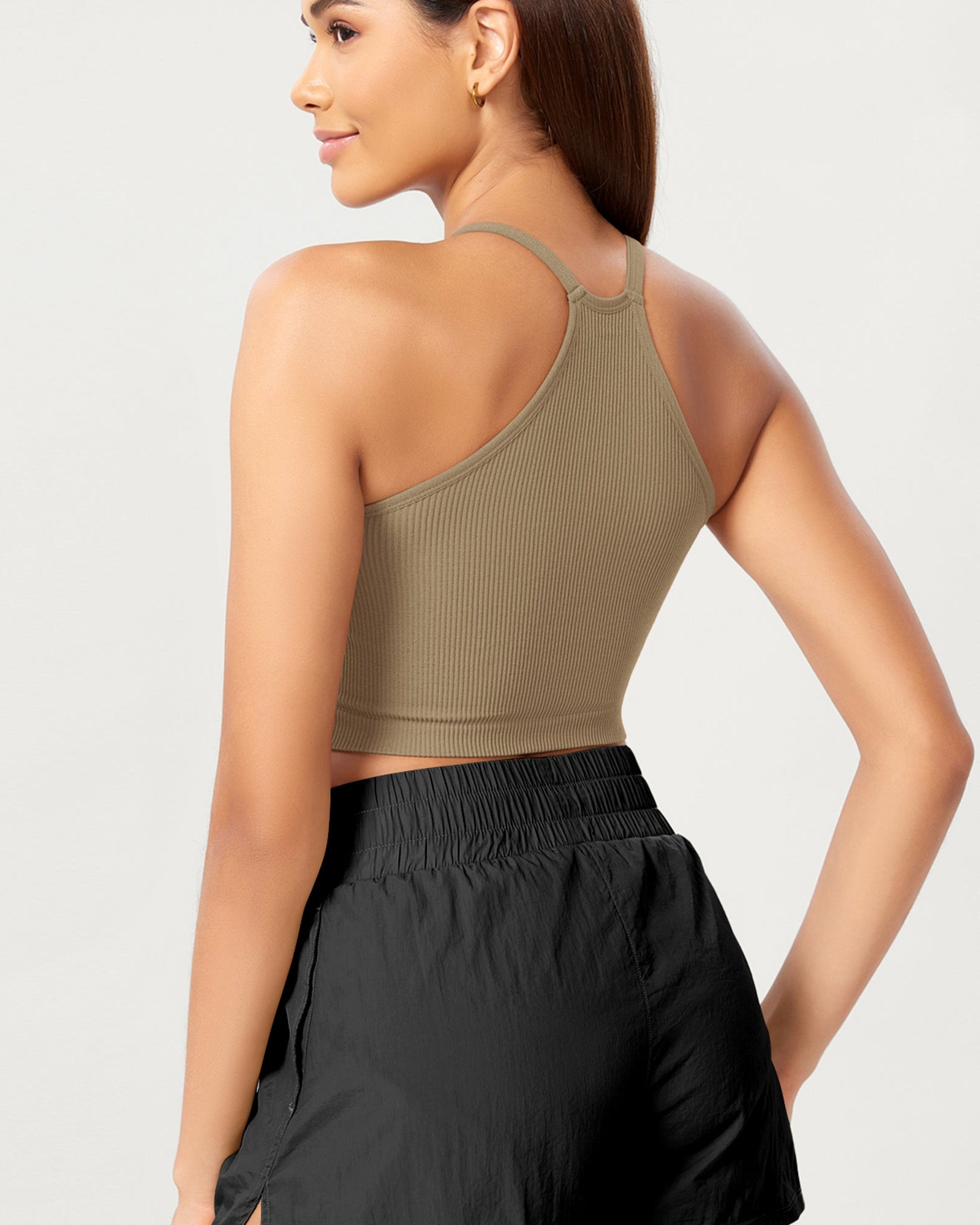3-Pack Seamless Ribbed Crop Camisole - ododos