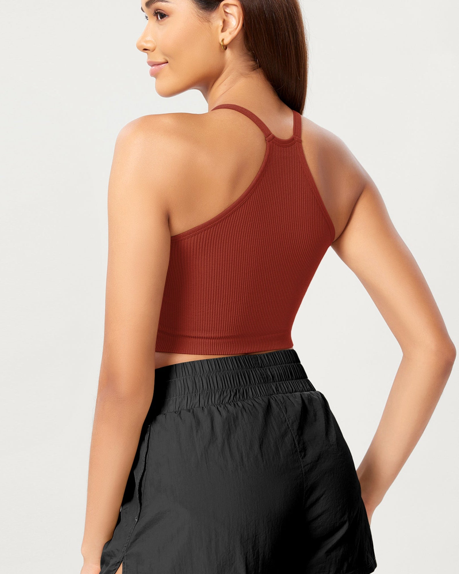 3-Pack Seamless Ribbed Crop Camisole - ododos