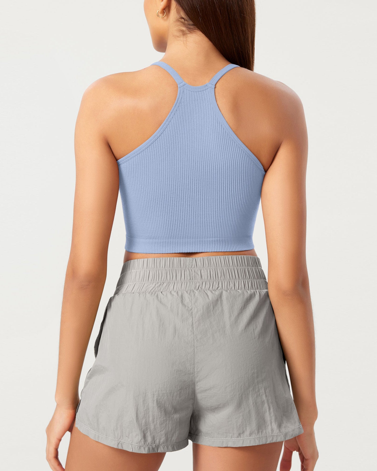 3-Pack Seamless Ribbed Crop Camisole - ododos