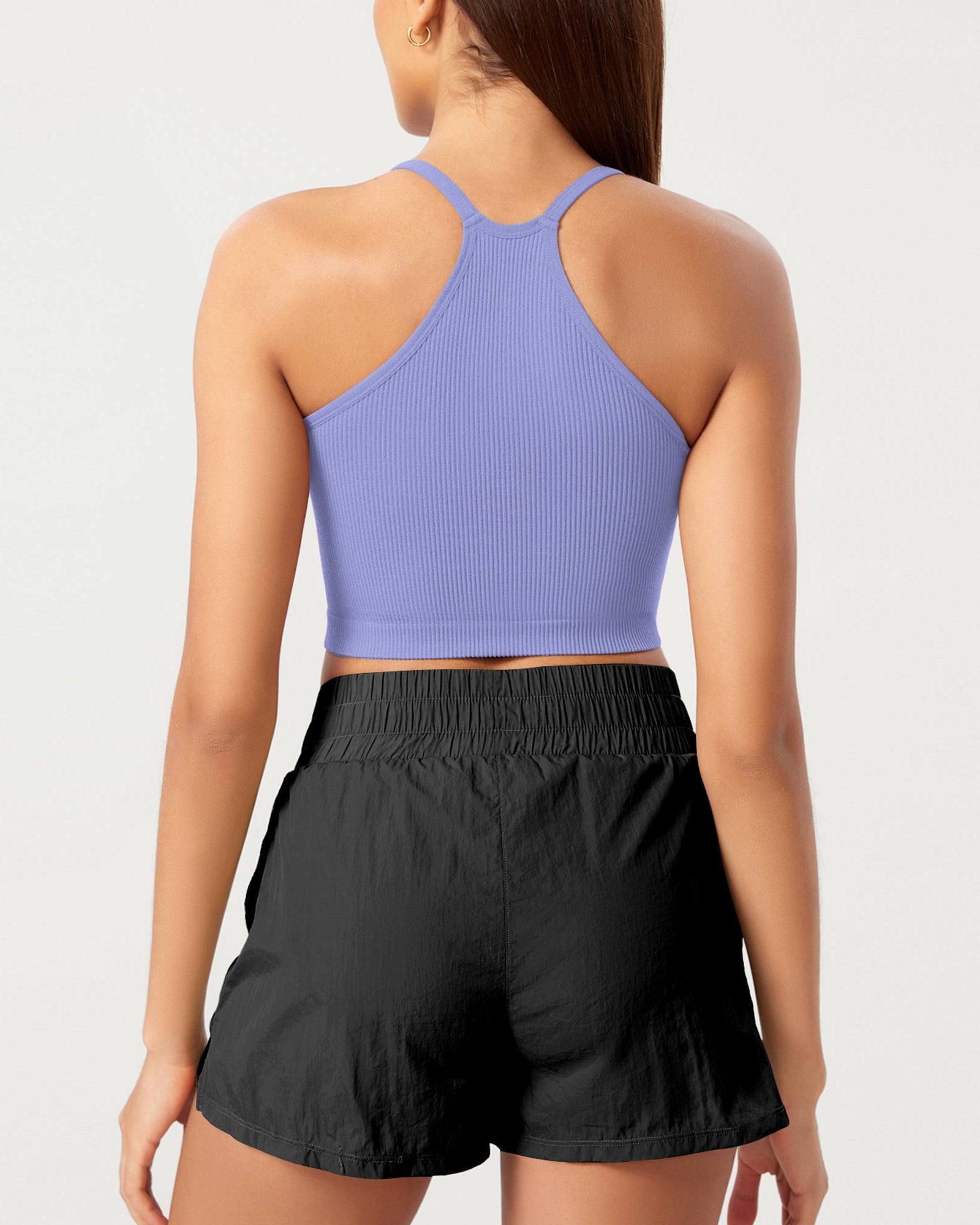 3-Pack Seamless Ribbed Crop Camisole - ododos