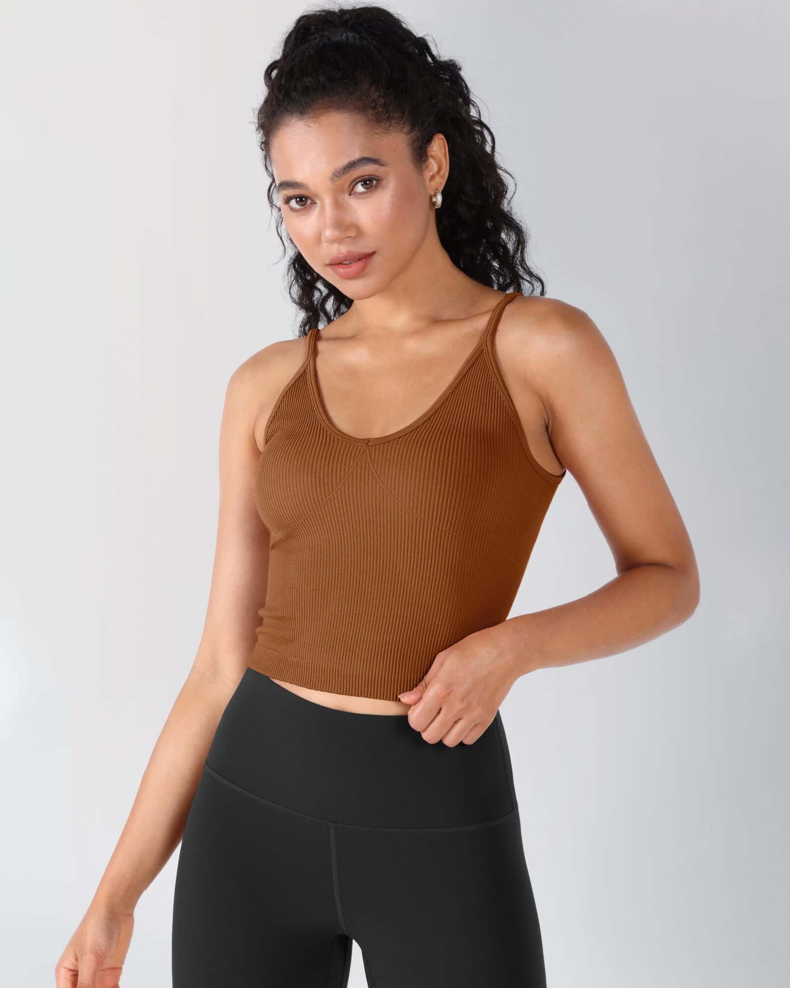 3-Pack V-Neck Seamless Crop Tank - ododos