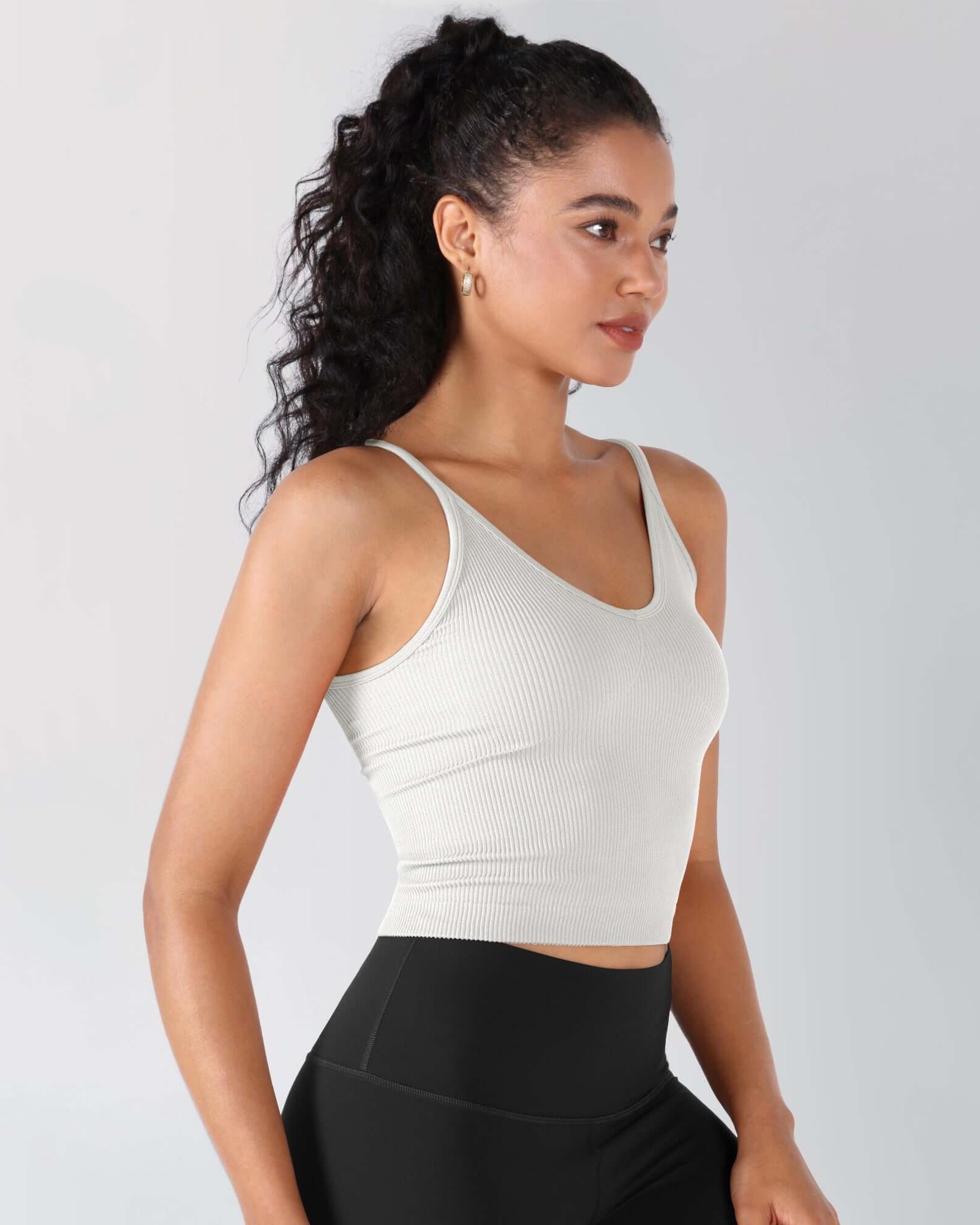 3-Pack V-Neck Seamless Crop Tank - ododos