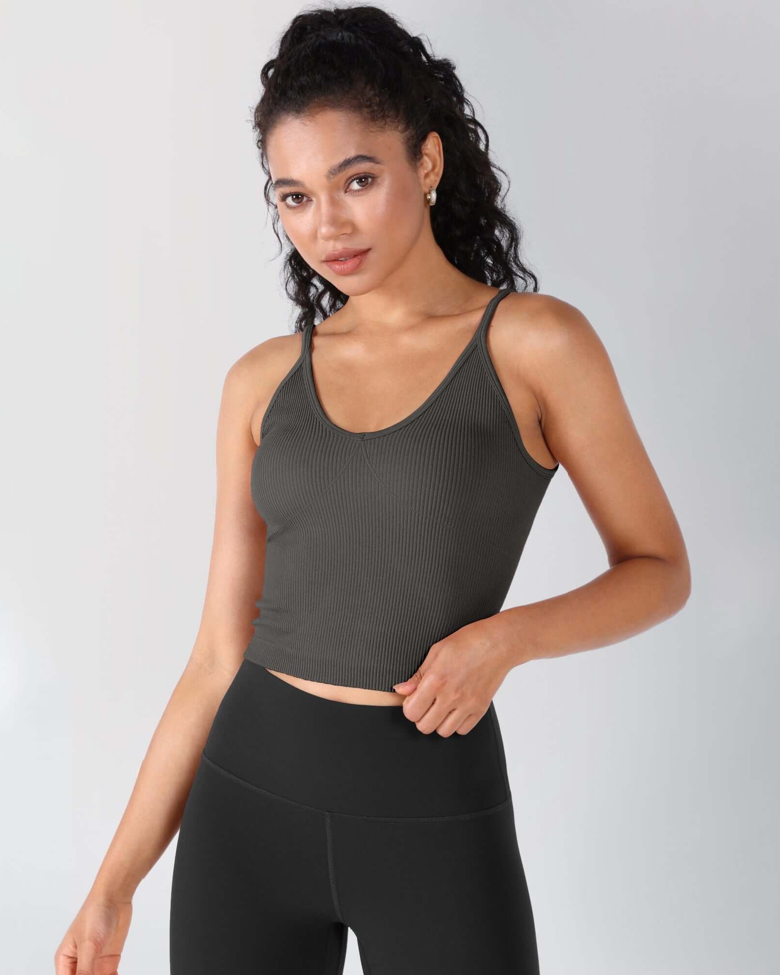 3-Pack V-Neck Seamless Crop Tank - ododos