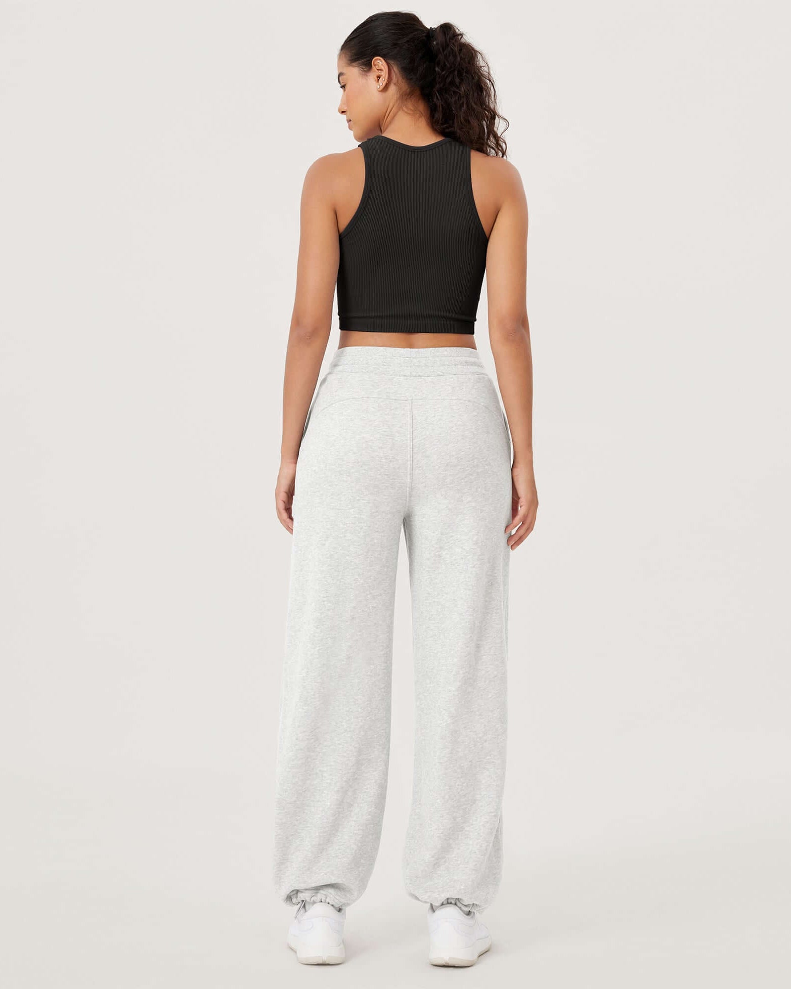 Fleece Lined Mid-Rise Relaxed Pull-On Jogger Pant with Pockets - ododos
