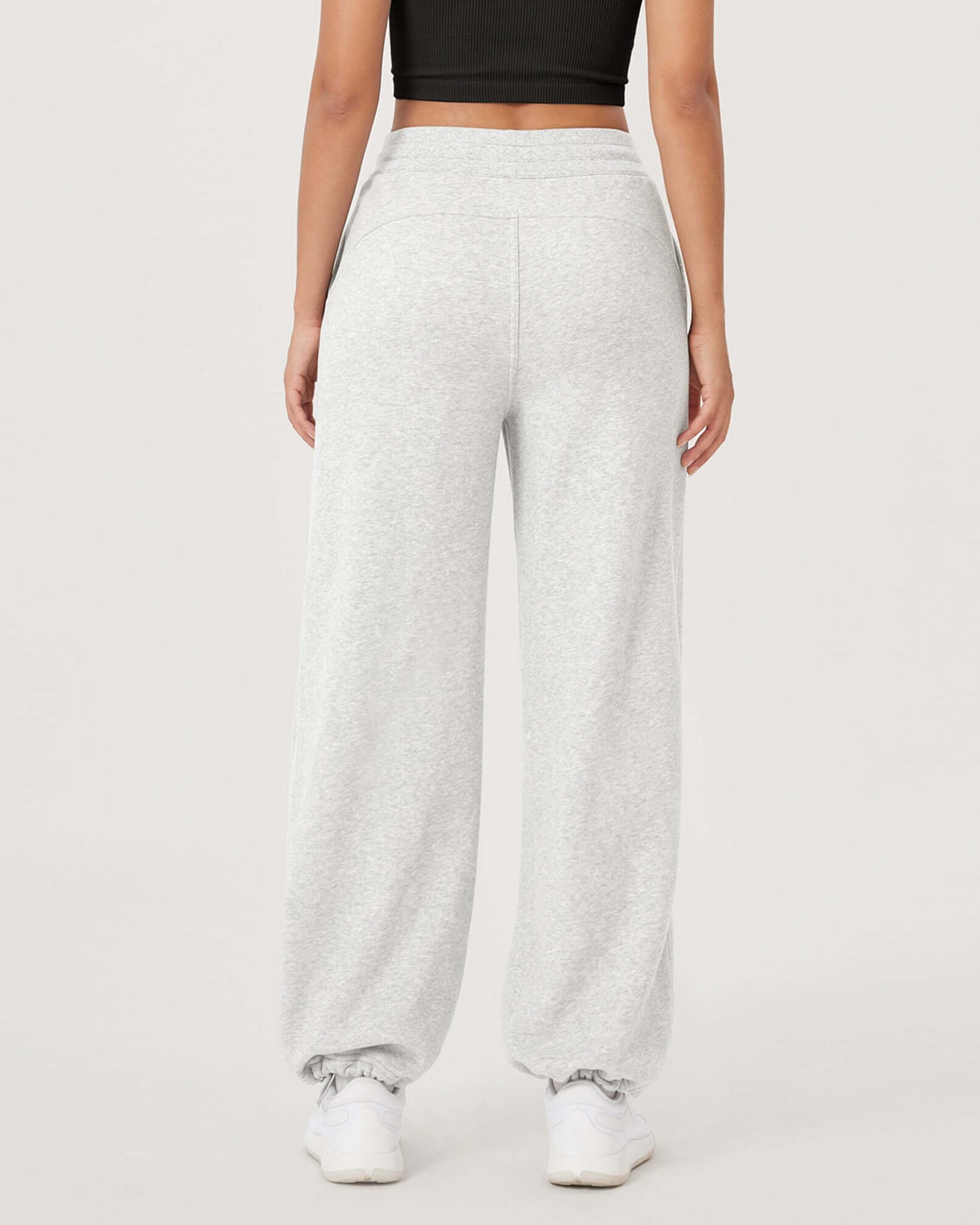Fleece Lined Mid-Rise Relaxed Pull-On Jogger Pant with Pockets - ododos