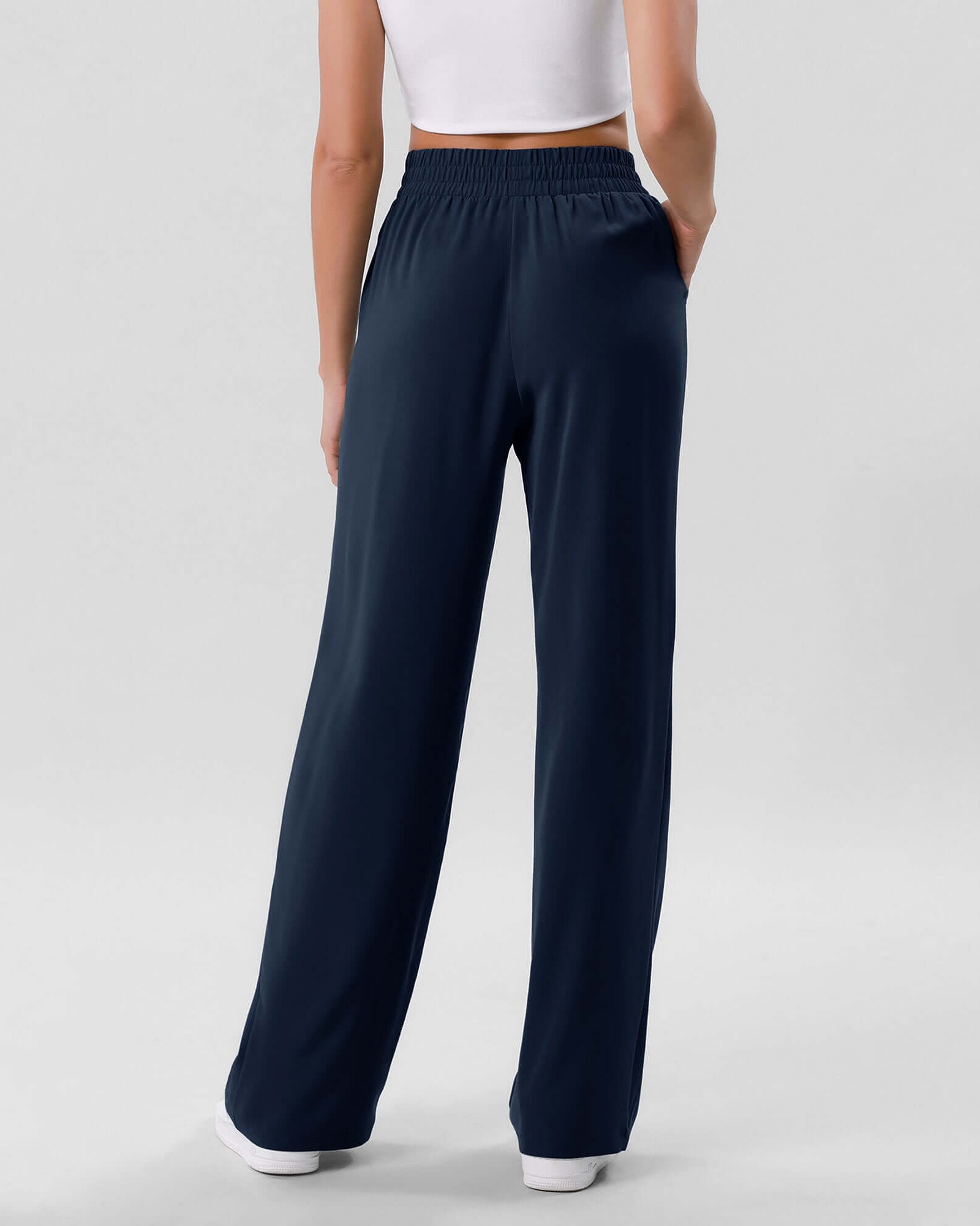 Chiffon Flowy Wide Leg Pants - ododos