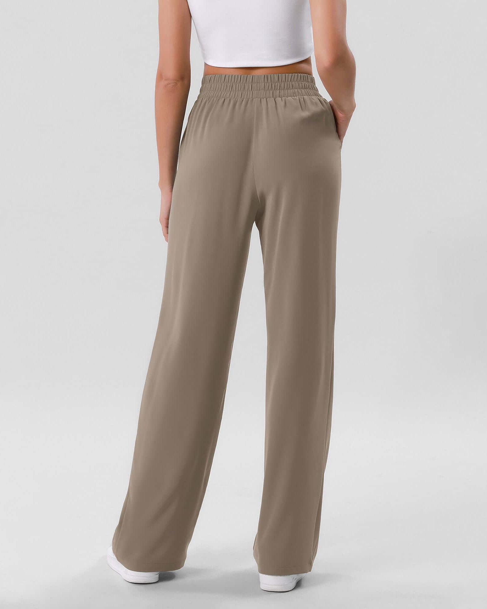 Chiffon Flowy Wide Leg Pants - ododos