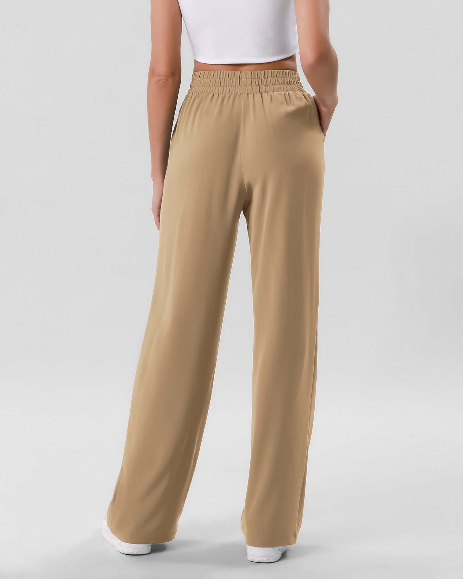 Chiffon Flowy Wide Leg Pants - ododos