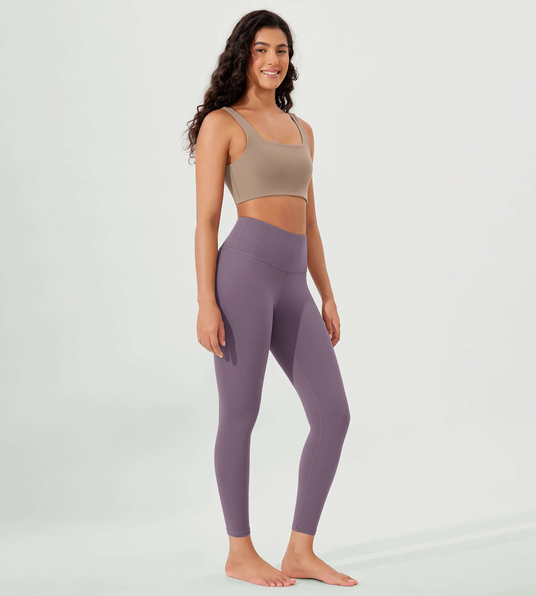 ODLEX 2-Pack 25 High Waist Workout Tummy Control Atheltic Leggings - ododos