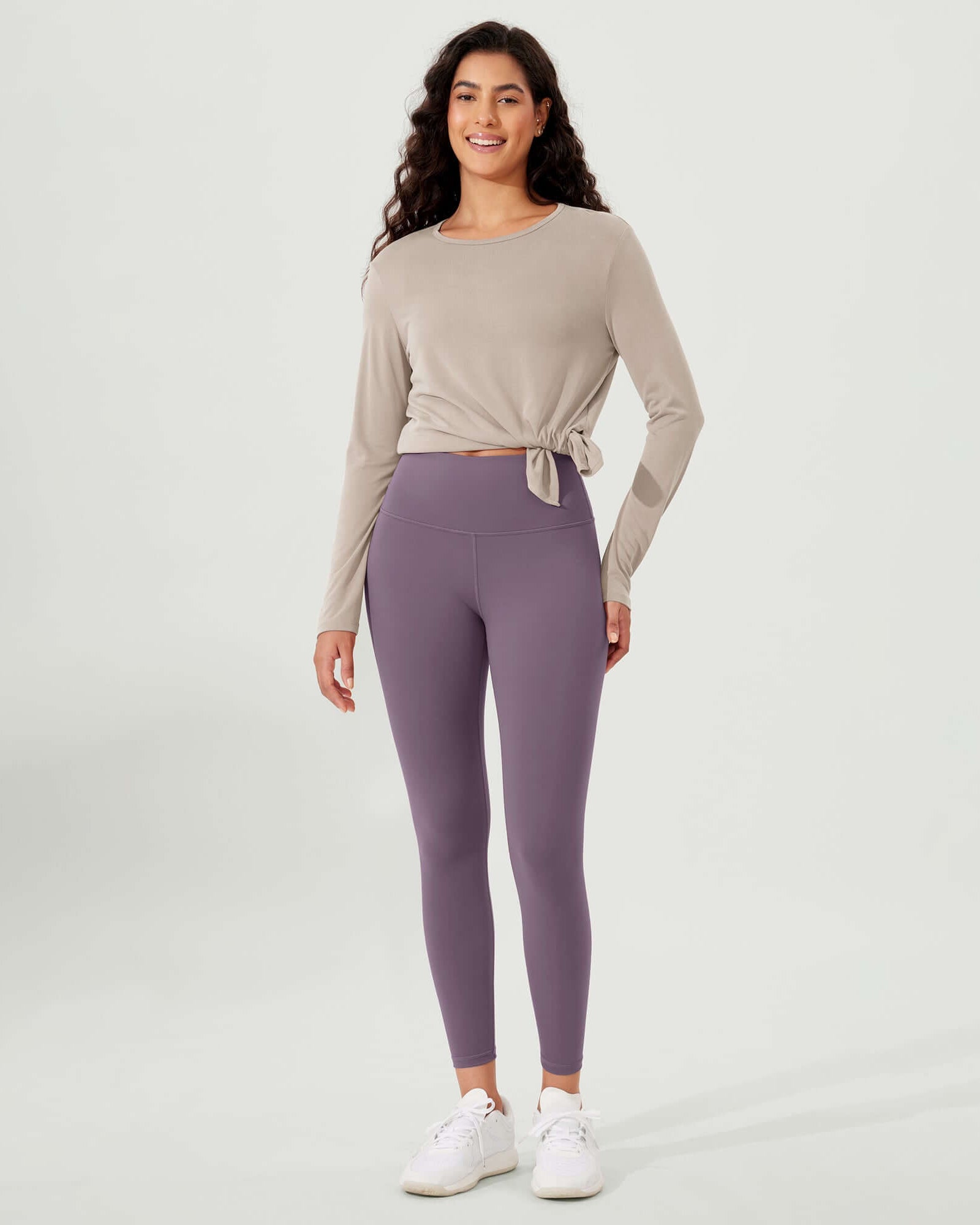 ODLEX 2-Pack 25 High Waist Workout Tummy Control Atheltic Leggings - ododos