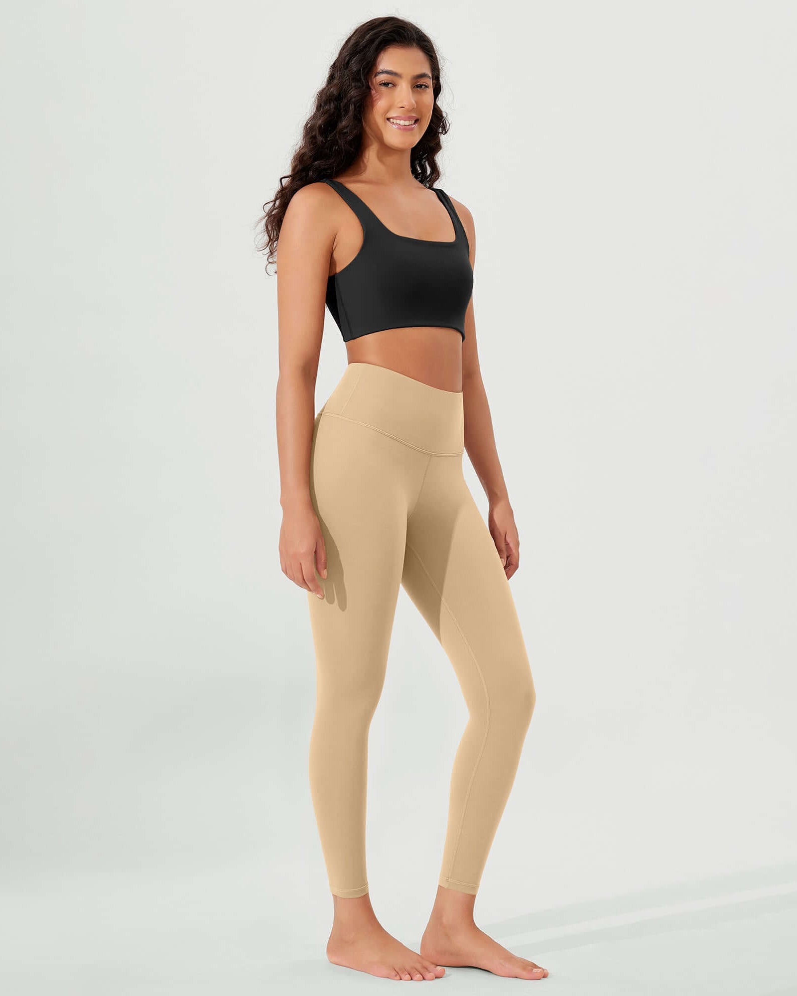 ODLEX 2-Pack 25 High Waist Workout Tummy Control Atheltic Leggings - ododos