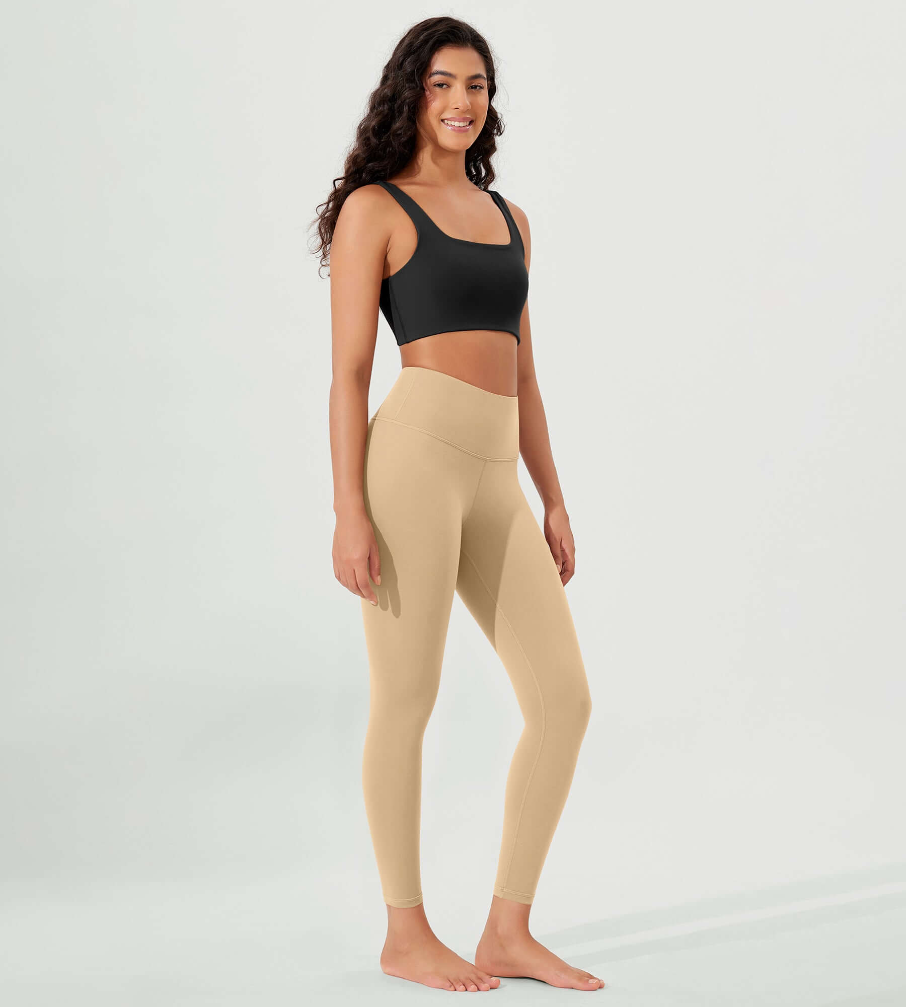 ODLEX 2-Pack 25 High Waist Workout Tummy Control Atheltic Leggings - ododos