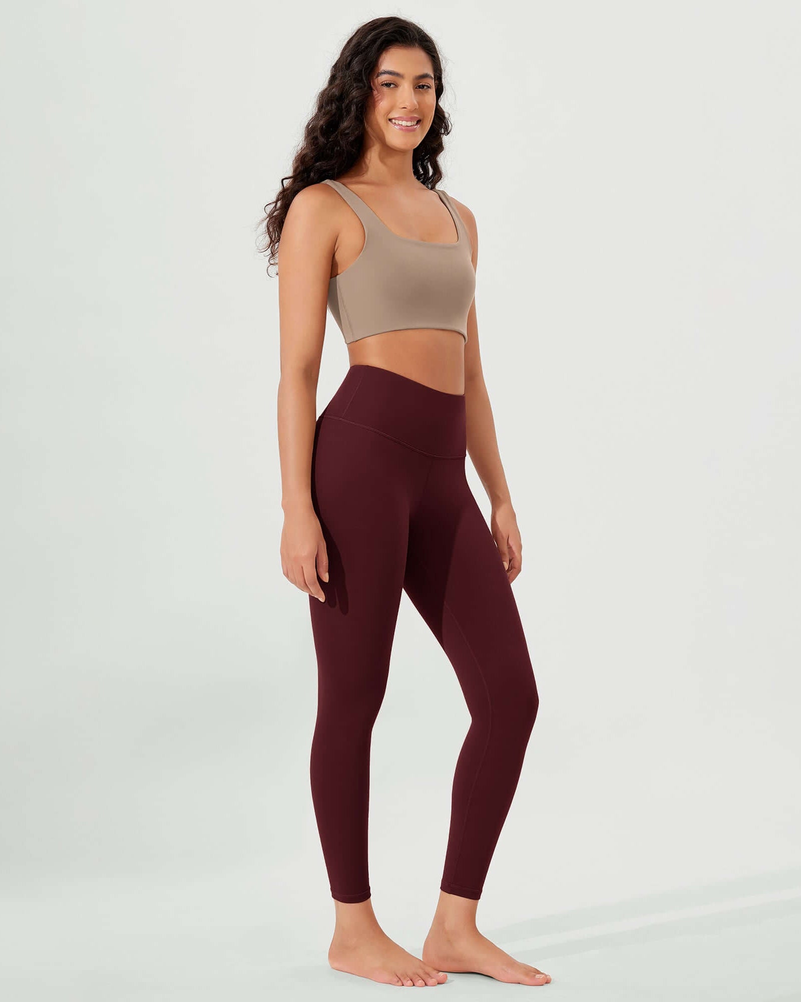 ODLEX 2-Pack 25 High Waist Workout Tummy Control Atheltic Leggings - ododos