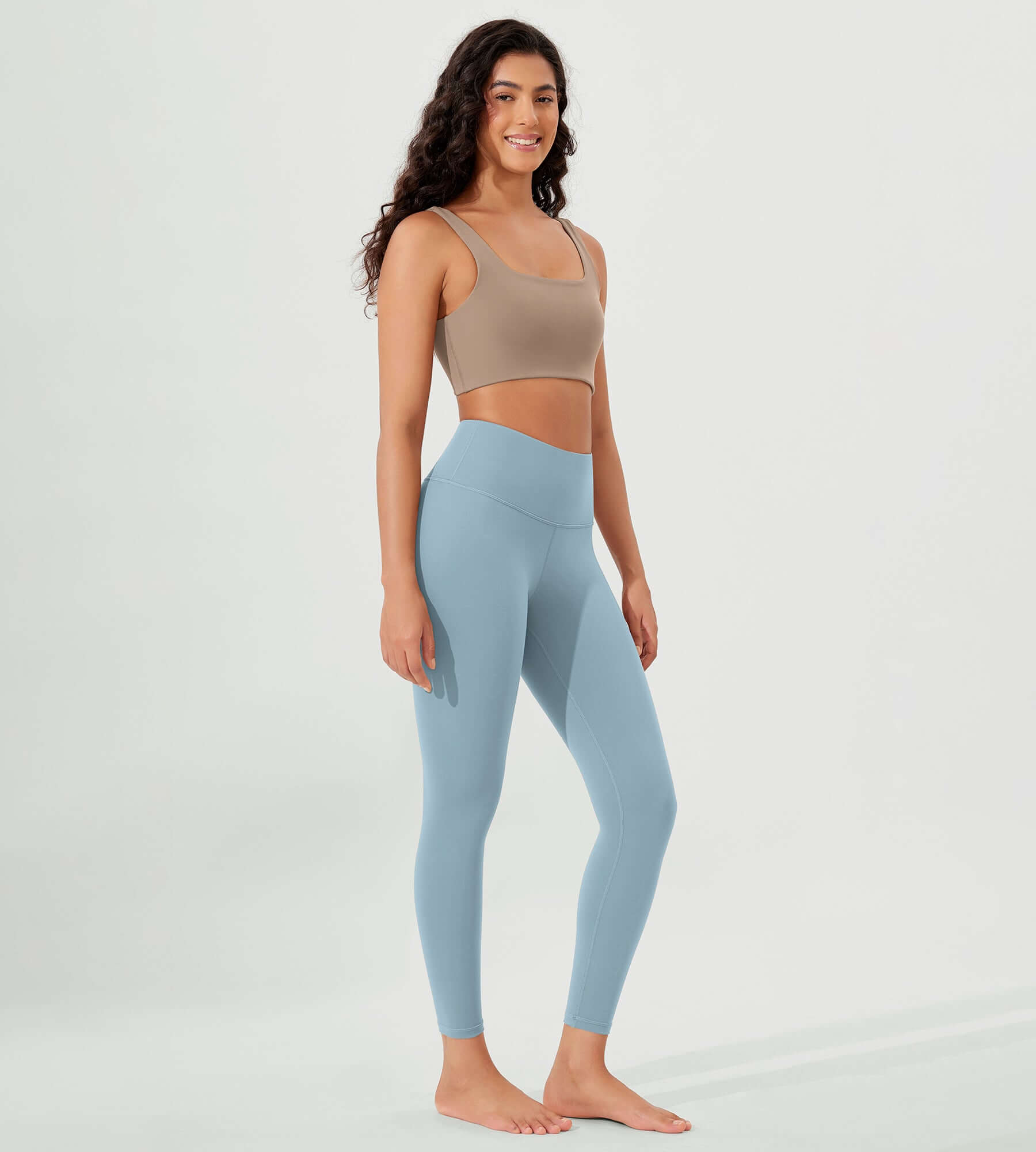 ODLEX 2-Pack 25 High Waist Workout Tummy Control Atheltic Leggings - ododos