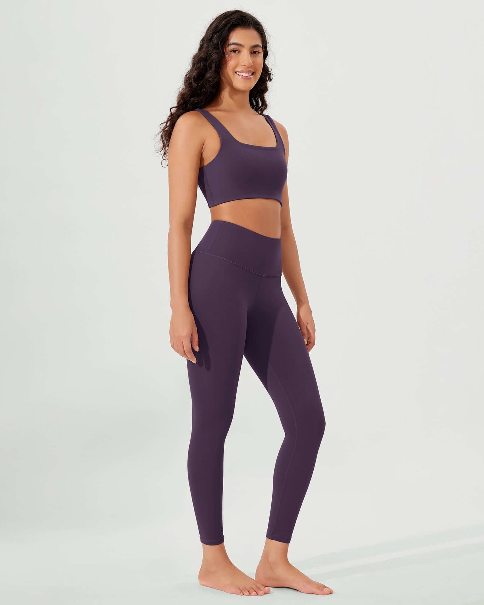 ODLEX 2-Pack 25 High Waist Workout Tummy Control Atheltic Leggings - ododos