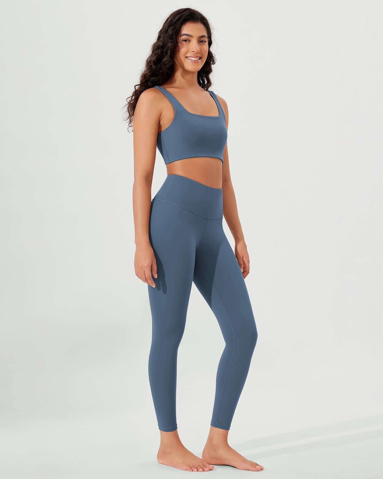 ODLEX 2-Pack 25 High Waist Workout Tummy Control Atheltic Leggings - ododos