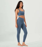 ODLEX 2-Pack 25 High Waist Workout Tummy Control Atheltic Leggings - ododos
