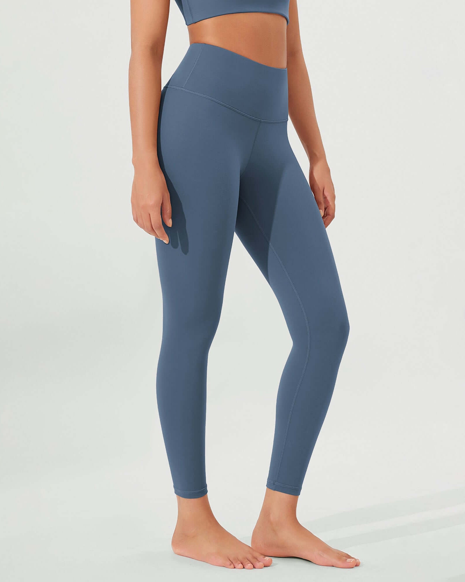 ODLEX 2-Pack 25 High Waist Workout Tummy Control Atheltic Leggings - ododos