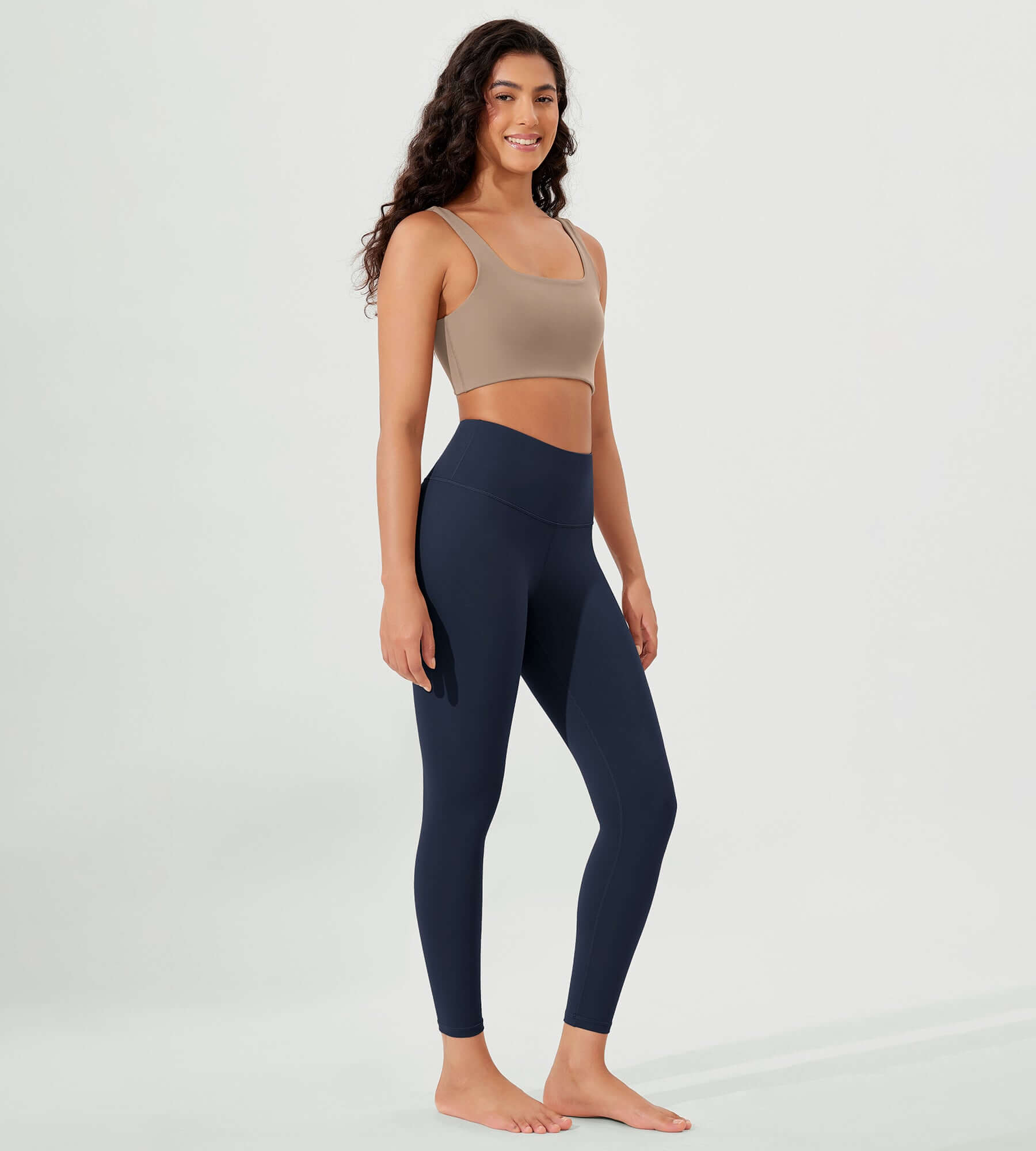ODLEX 2-Pack 25 High Waist Workout Tummy Control Atheltic Leggings - ododos