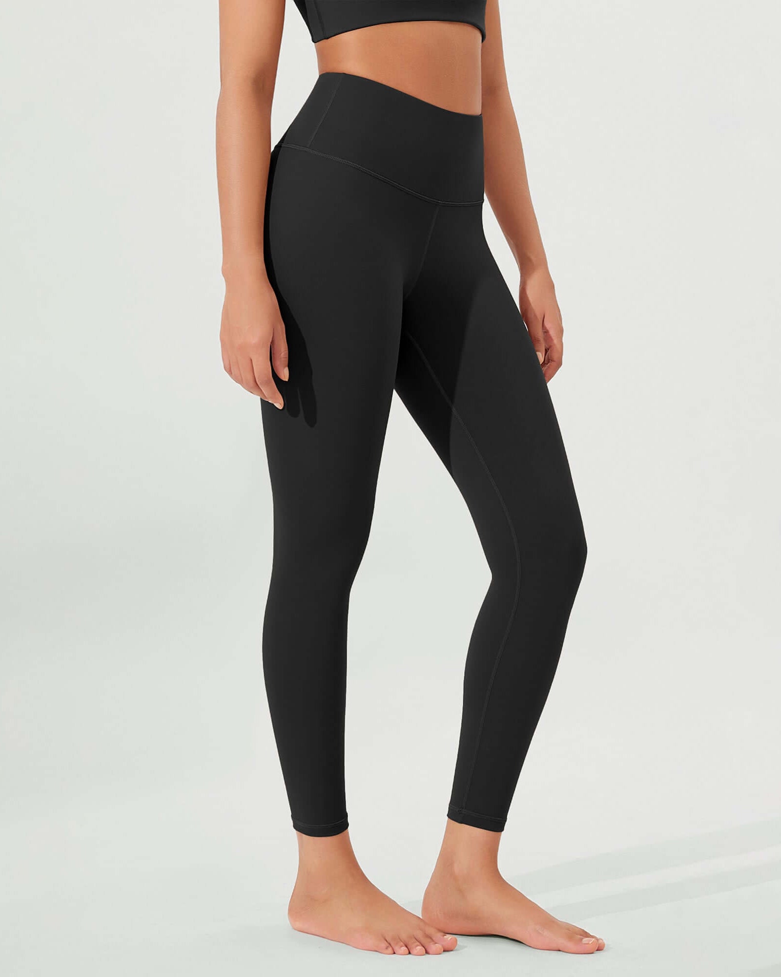 ODLEX 2-Pack 25 High Waist Workout Tummy Control Atheltic Leggings - ododos