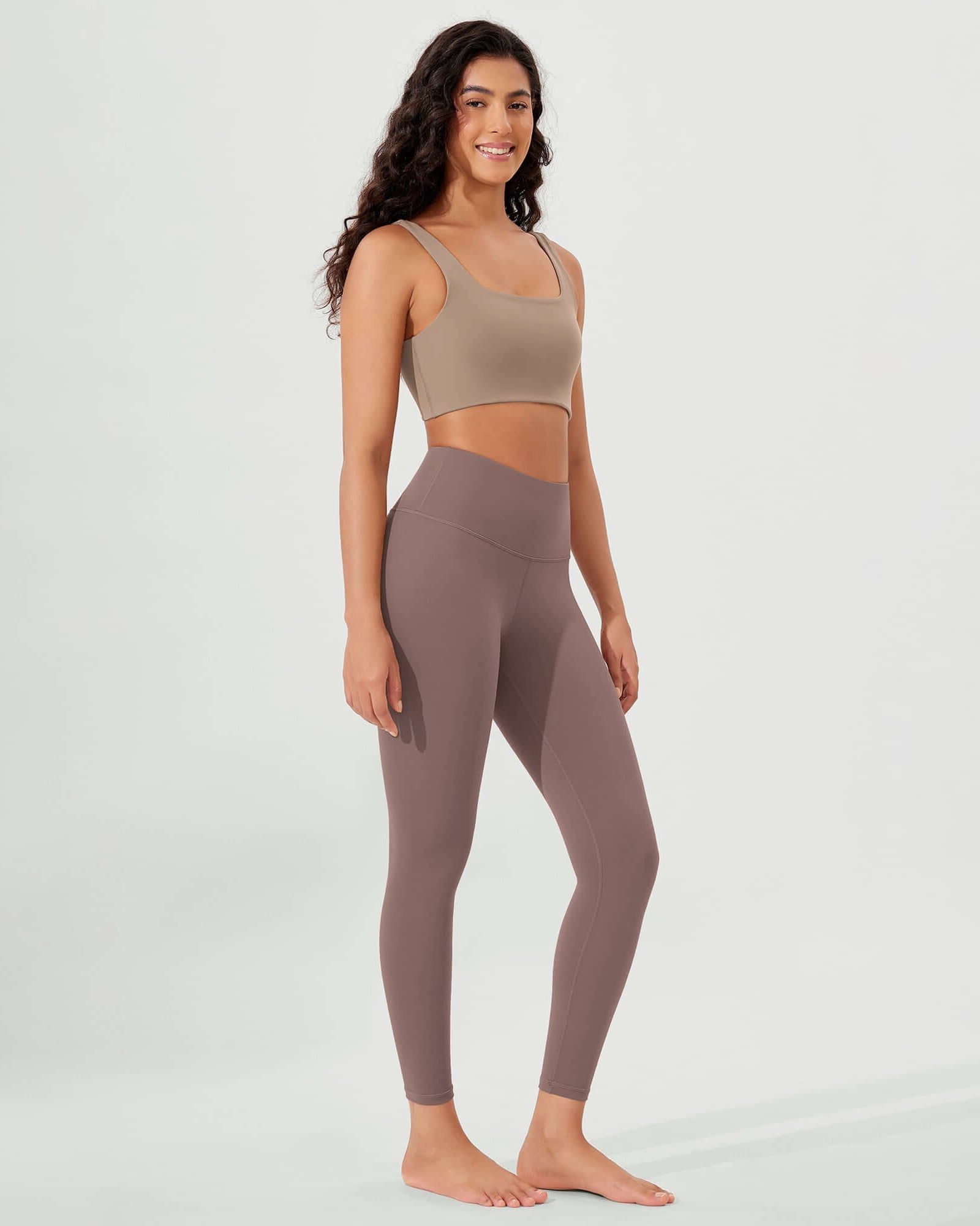 ODLEX 2-Pack 25 High Waist Workout Tummy Control Atheltic Leggings - ododos