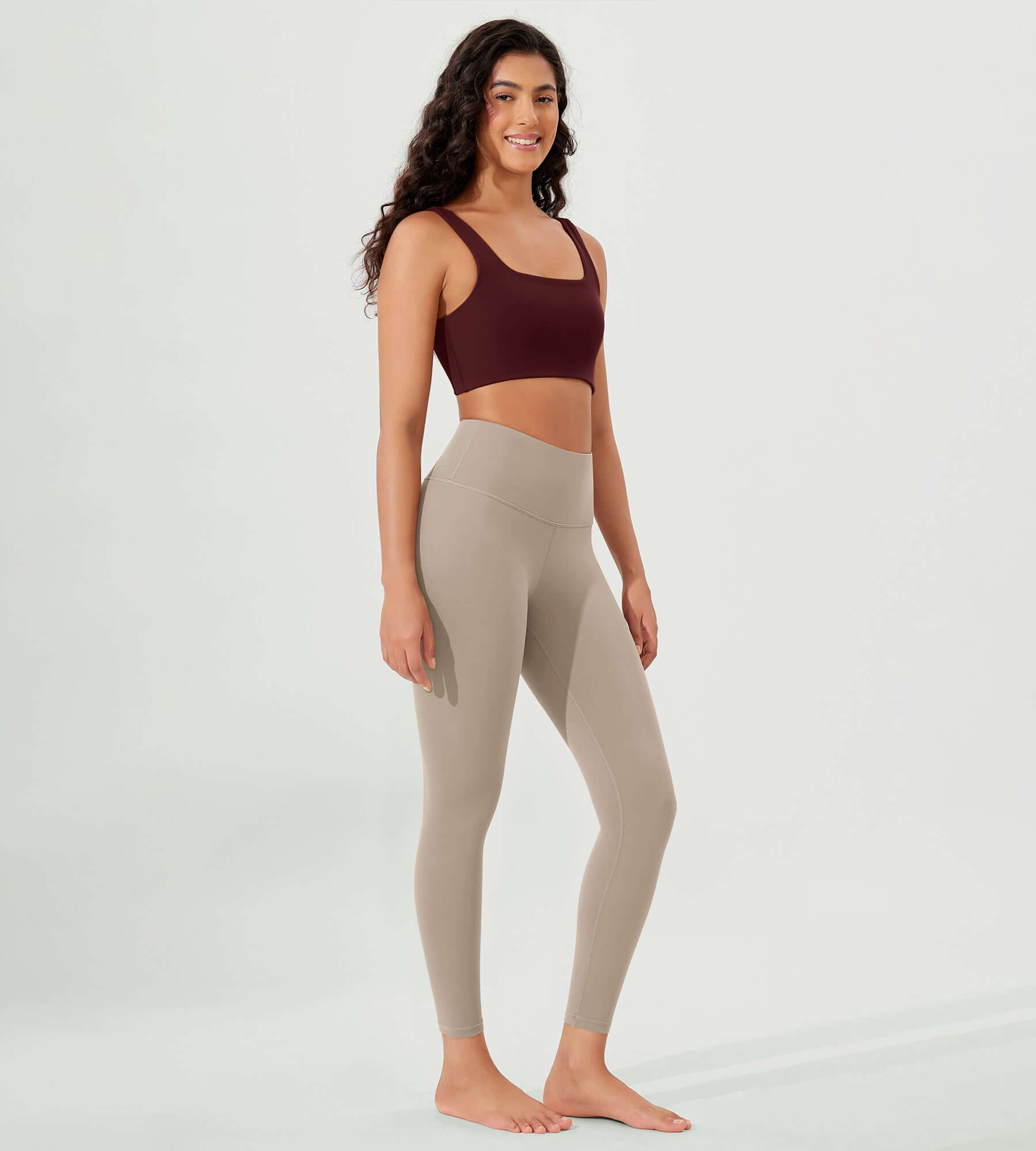 ODLEX 2-Pack 25 High Waist Workout Tummy Control Atheltic Leggings - ododos