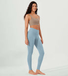 ODLEX 2-Pack 28 High Waist Workout Tummy Control Atheltic Leggings - ododos