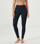 ODLEX 28 High Waist Workout Tummy Control Atheltic Leggings Deep Navy - ododos