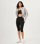 ODCLOUD 14 High Waist Yoga Athletic Running Capris - ododos