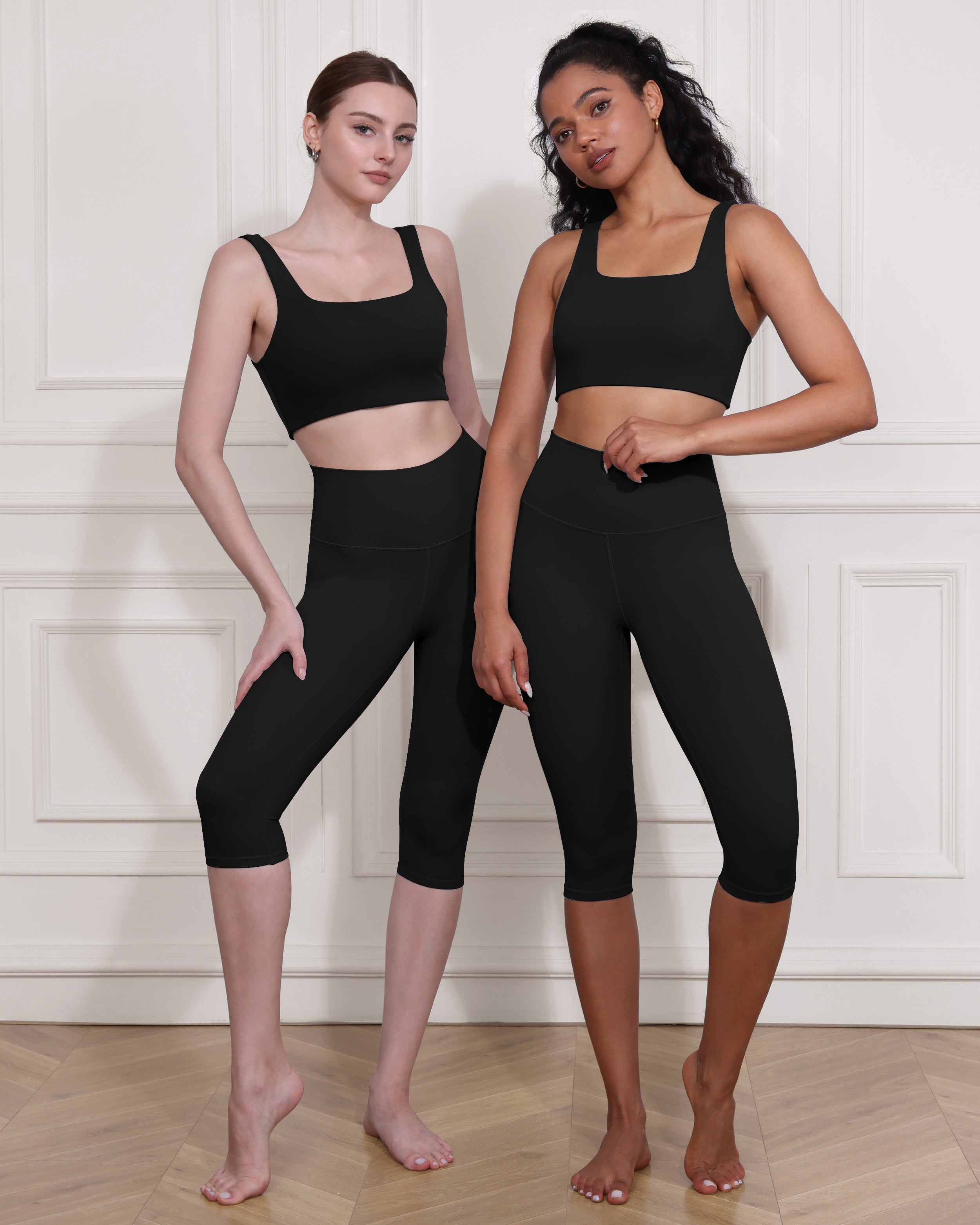 ODCLOUD 2-Pack 14 High Waist Yoga Capris - ododos