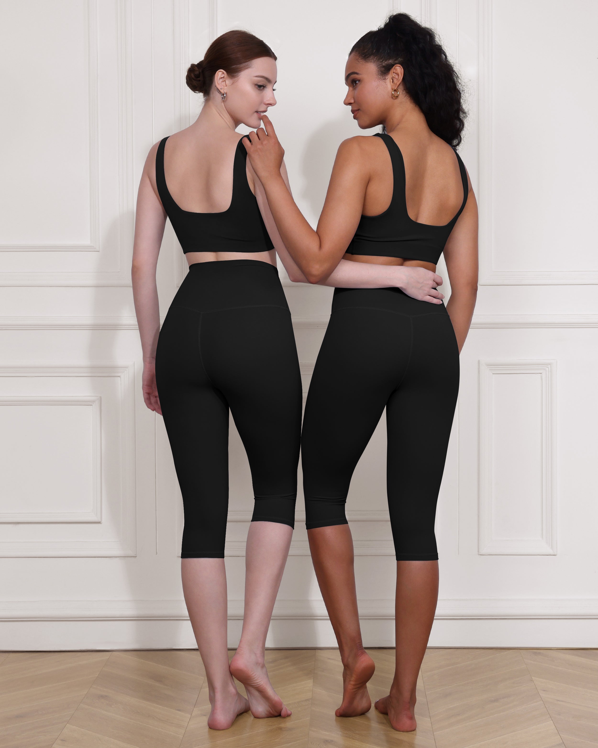 ODCLOUD 2-Pack 14 High Waist Yoga Capris - ododos