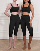 ODCLOUD 2-Pack 14 High Waist Yoga Capris - ododos