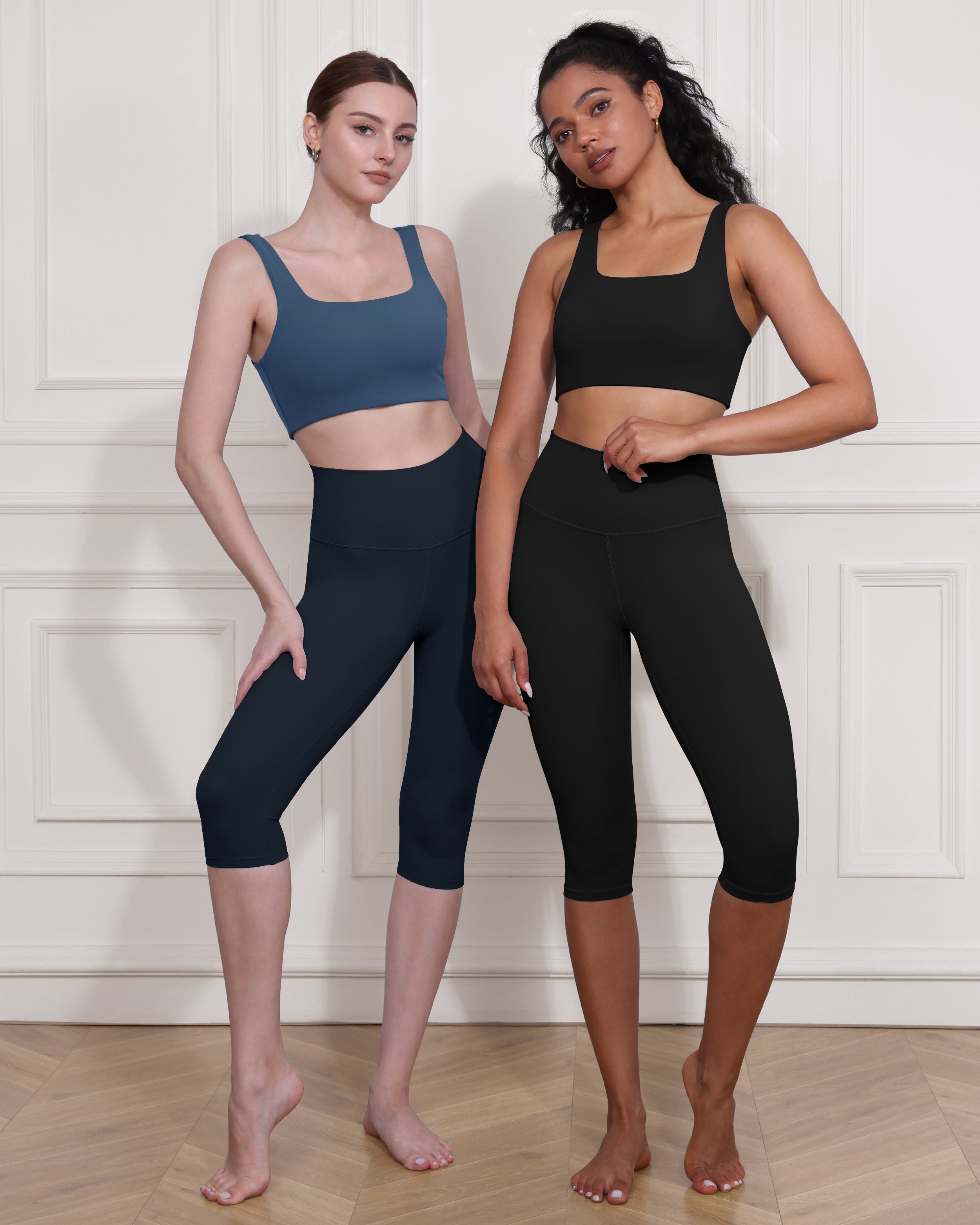 ODCLOUD 2-Pack 14 High Waist Yoga Capris - ododos