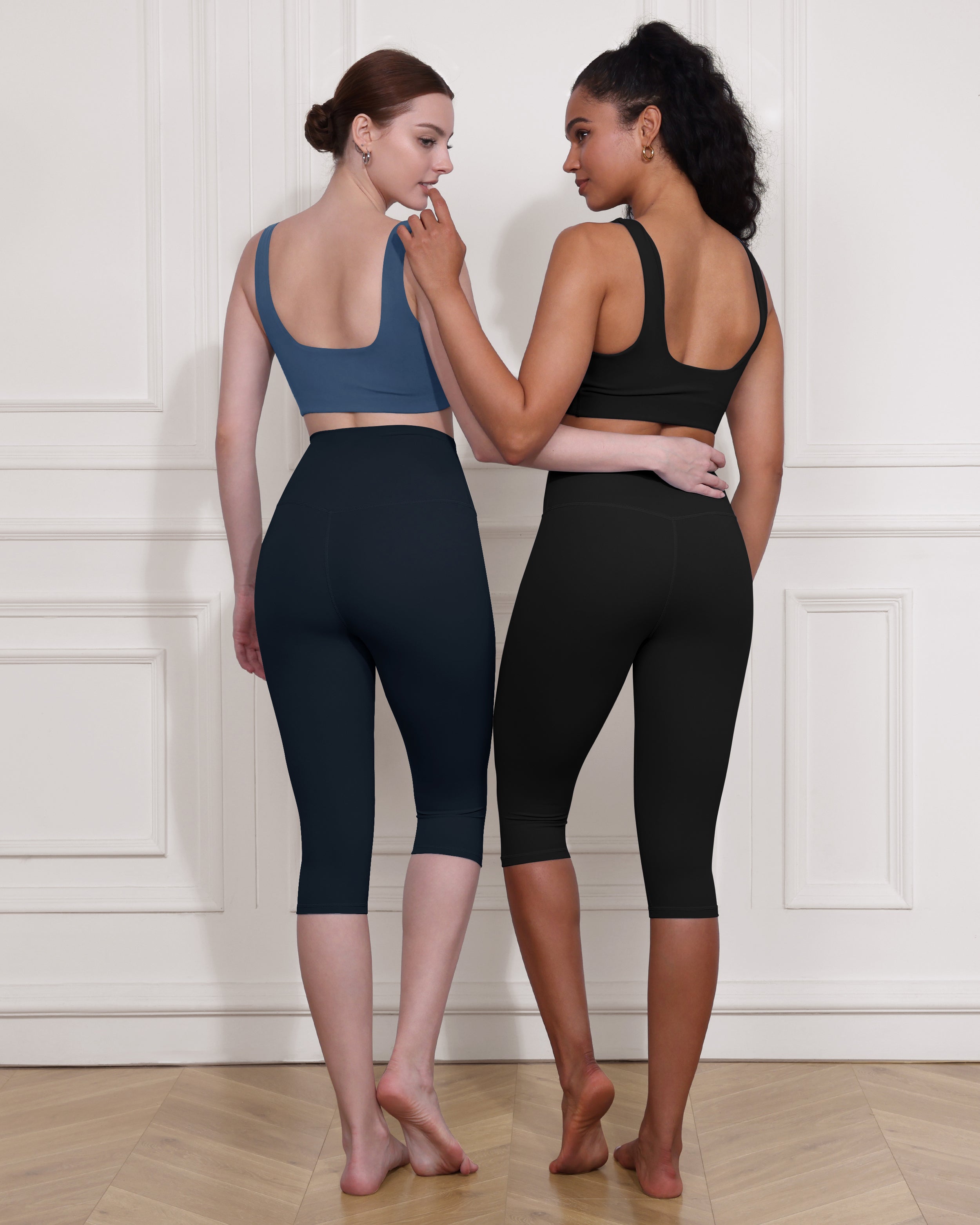 ODCLOUD 2-Pack 14 High Waist Yoga Capris - ododos