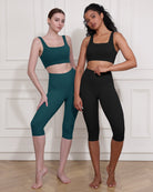 ODCLOUD 2-Pack 14 High Waist Yoga Capris - ododos