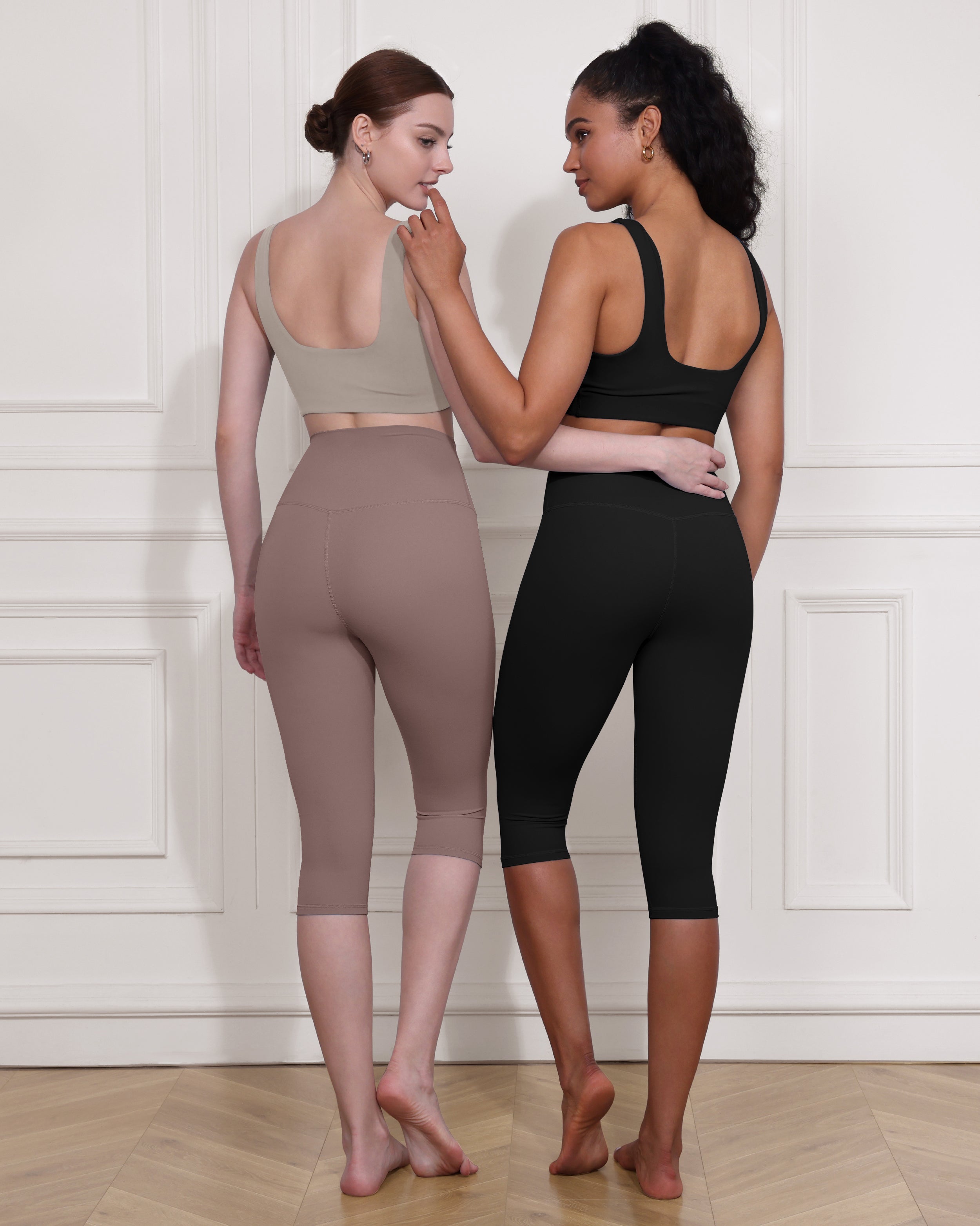 ODCLOUD 2-Pack 14 High Waist Yoga Capris - ododos
