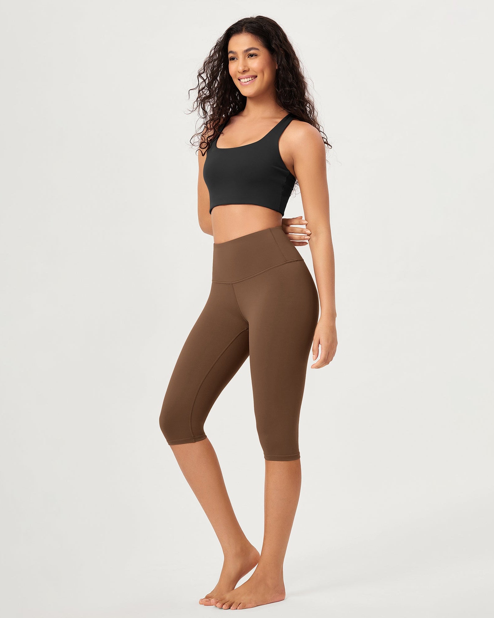 ODCLOUD 14 High Waist Yoga Athletic Running Capris - ododos