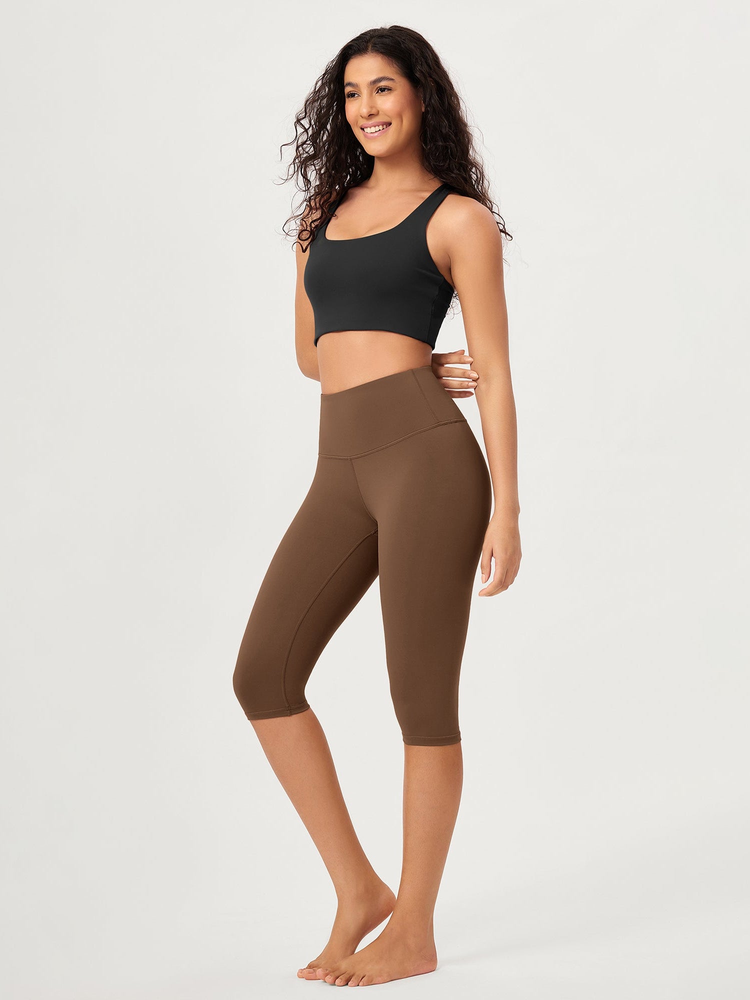 ODCLOUD 14 High Waist Yoga Athletic Running Capris - ododos