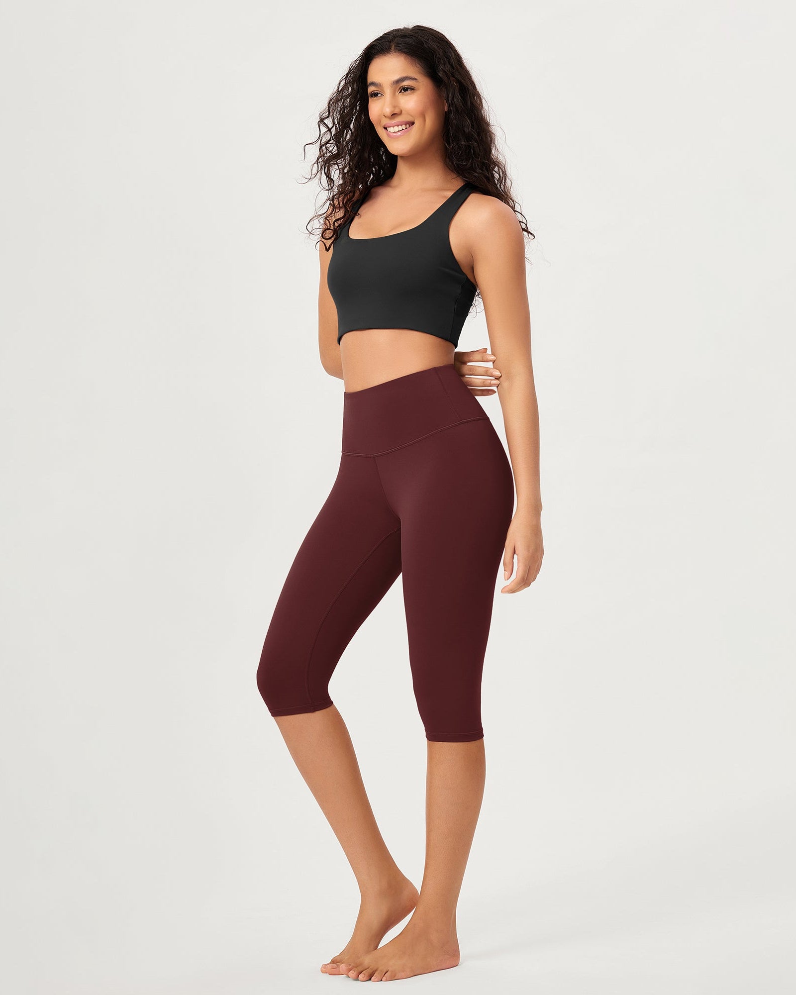ODCLOUD 14 High Waist Yoga Athletic Running Capris - ododos