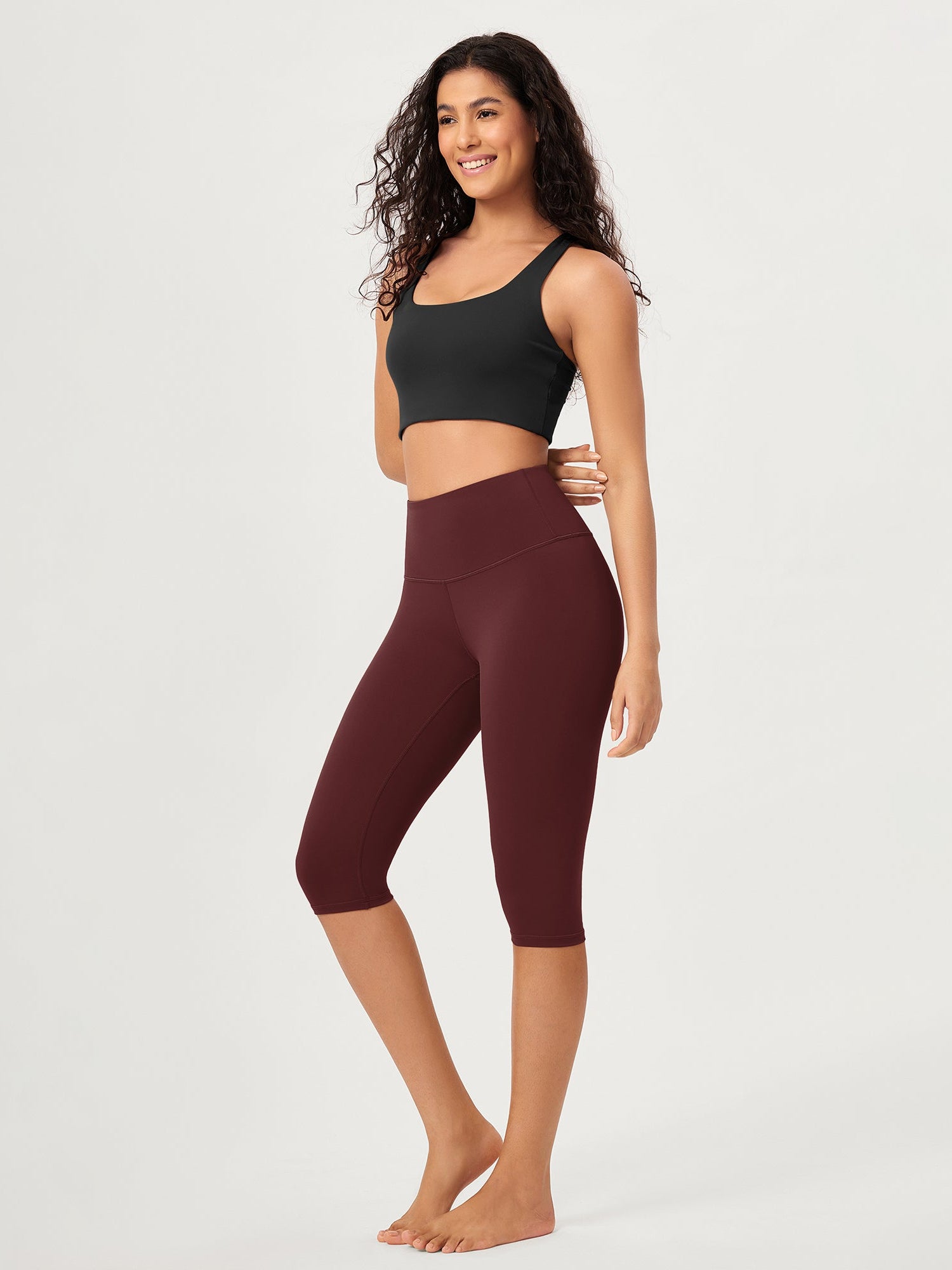 ODCLOUD 14 High Waist Yoga Athletic Running Capris - ododos