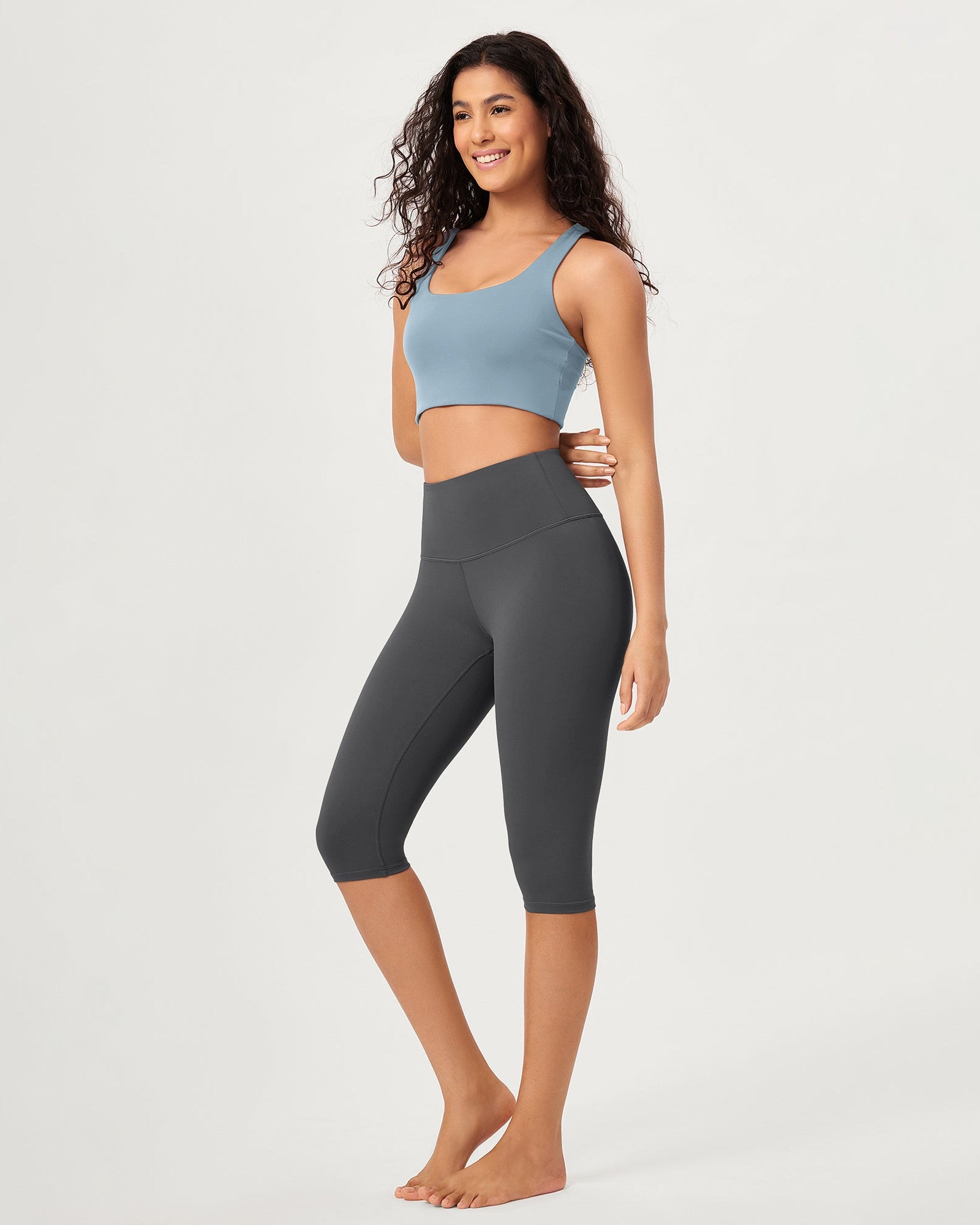 ODCLOUD 14 High Waist Yoga Athletic Running Capris - ododos