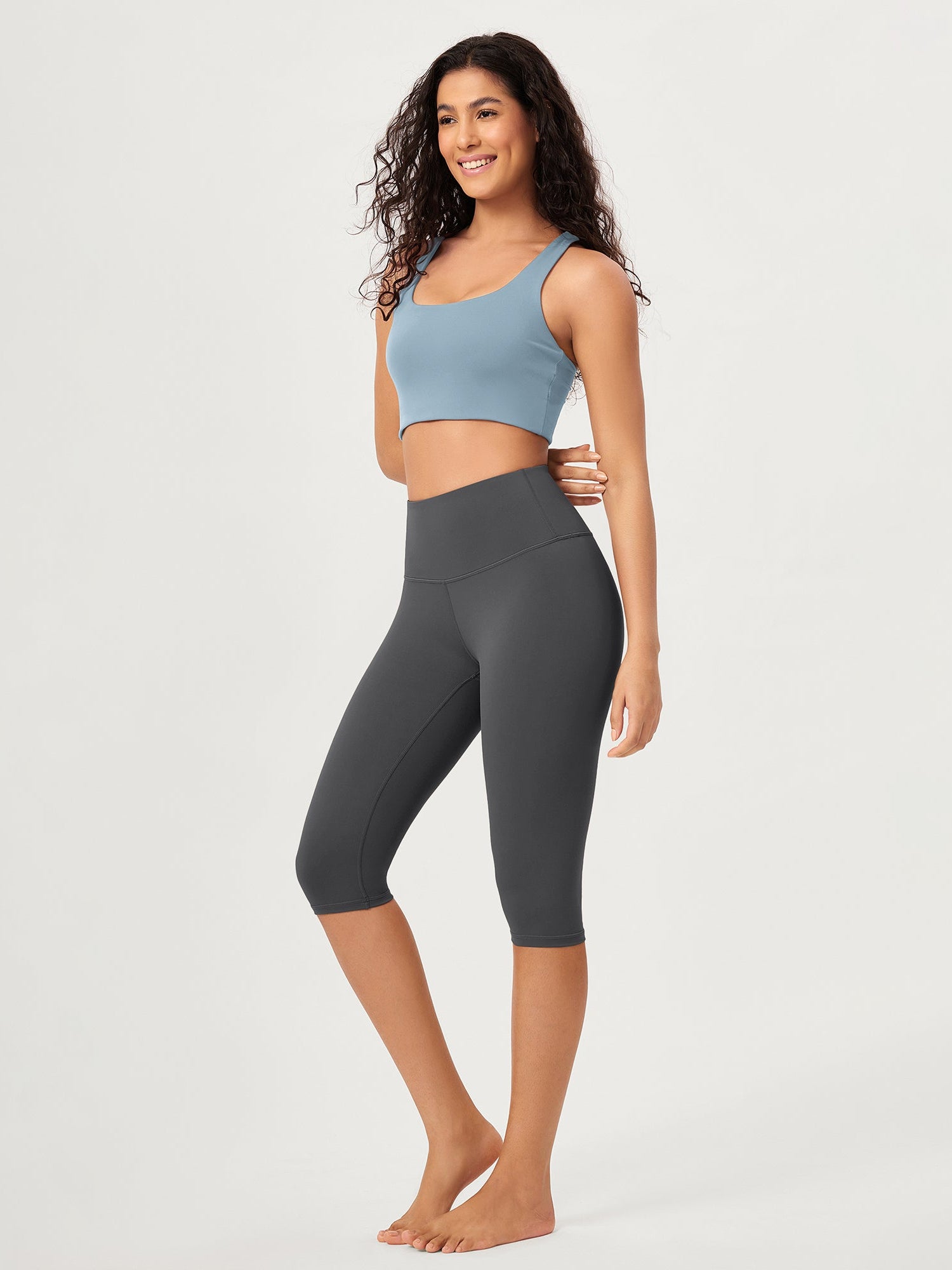 ODCLOUD 14 High Waist Yoga Athletic Running Capris - ododos