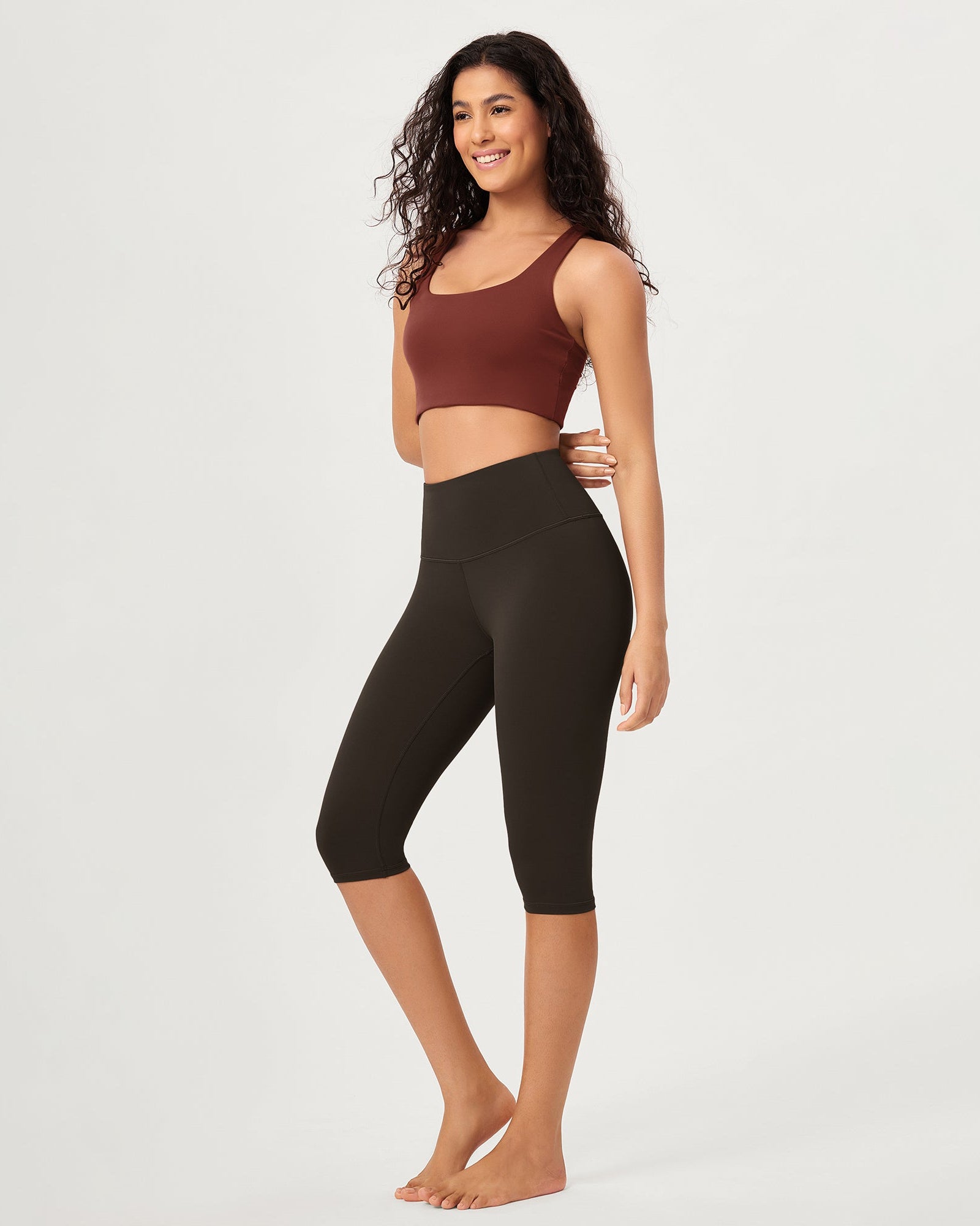 ODCLOUD 14 High Waist Yoga Athletic Running Capris - ododos